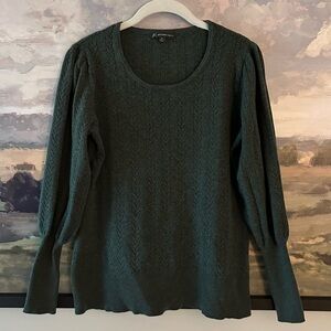 Adrianna Papell bubble sleeve sweater